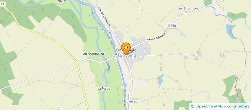 localisation de l'entreprise DE L'ECLUSE  DAMMARIE-SUR-LOING