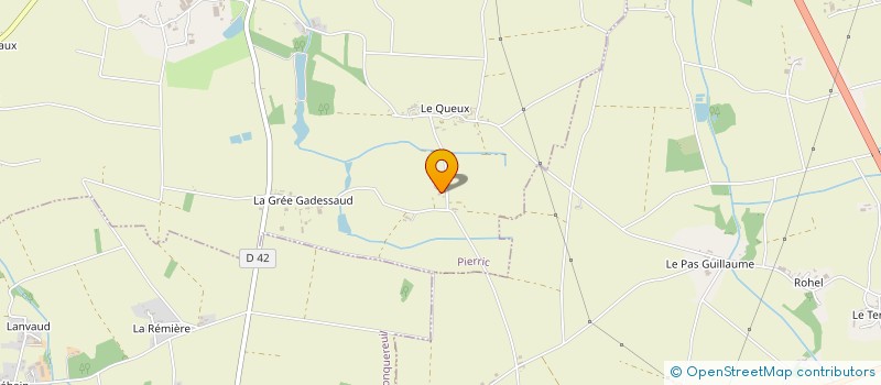 localisation de l'entreprise DE L ECOBUT  PIERRIC