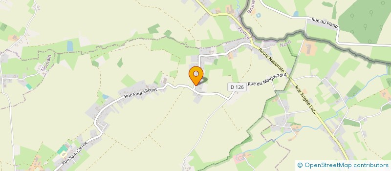 localisation de l'entreprise DE L'ECOLE DU HAMEAU  AIX-EN-PEVELE