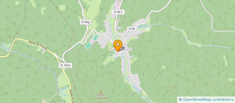 localisation de l'entreprise DE L'ECRITURE A L'IMAGE  SAINT-QUIRIN