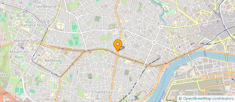 localisation de l'entreprise DE L' EGALITE à NANTES