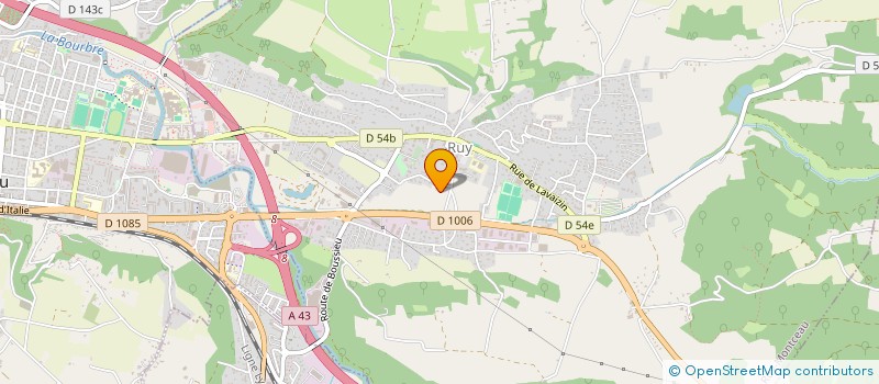 localisation de l'entreprise DE L'ELEPHANT  RUY-MONTCEAU