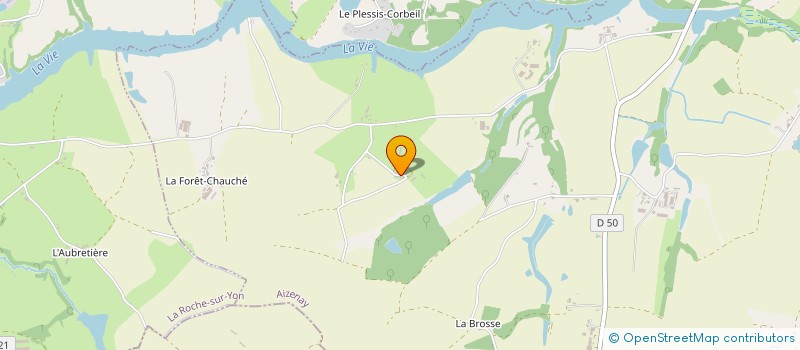 localisation de l'entreprise DE L'ELINIERE  AIZENAY