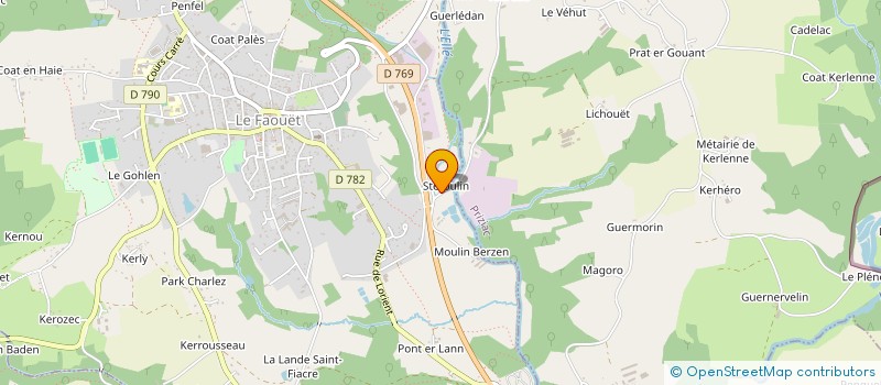localisation de l'entreprise DE L'ELLE à PRIZIAC