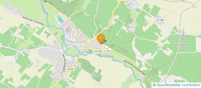 localisation de l'entreprise DE L'ELOXE à BELLEVIGNE-EN-LAYON