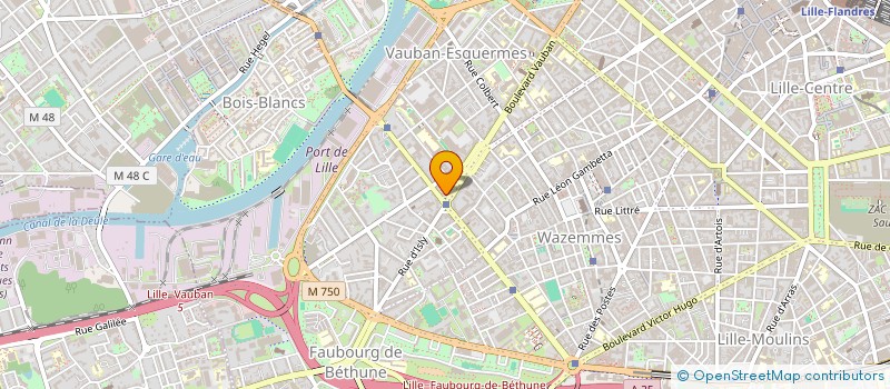 localisation de l'entreprise DE L'ENCLOS à LILLE