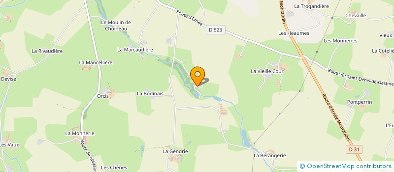 localisation de l'entreprise DE L'ENTREMISE  LARCHAMP