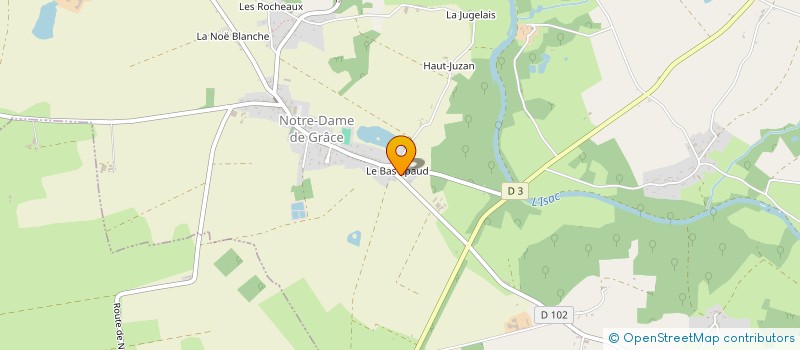 localisation de l'entreprise DE L'EPAUD à GUENROUET