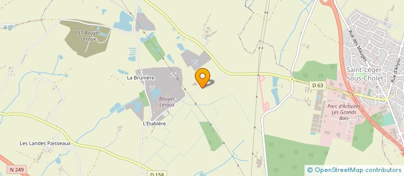localisation de l'entreprise DE L'EPINETTE à LA SEGUINIERE