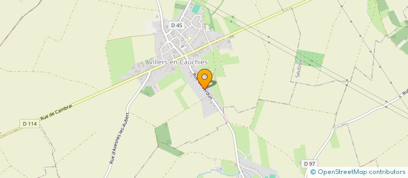 localisation de l'entreprise DE L'ERCLIN à VILLERS-EN-CAUCHIES