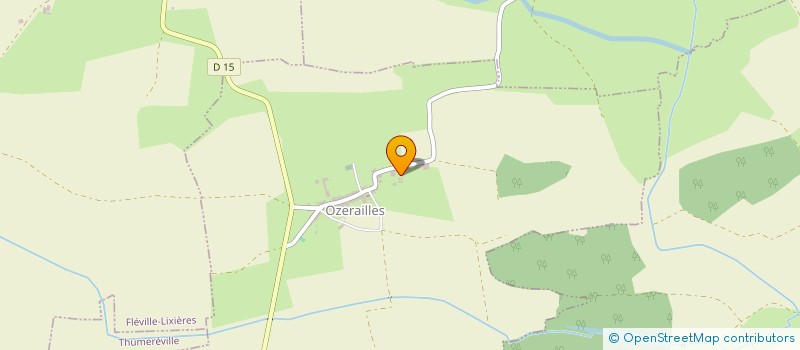 localisation de l'entreprise DE L'ERMITAGE  OZERAILLES