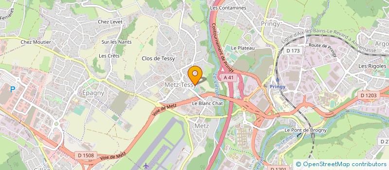 localisation de l'entreprise DE L'ESPERANCE  ANNECY