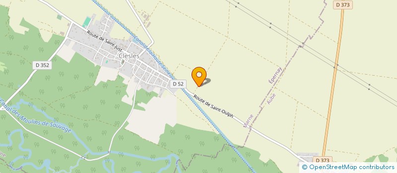 localisation de l'entreprise DE L'ESPERANCE  CLESLES