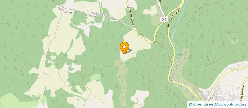 localisation de l'entreprise DE L'ESPERON  MONTSALIER