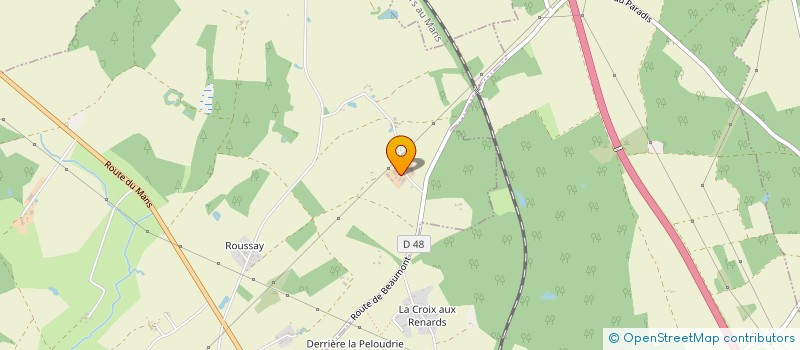 localisation de l'entreprise DE L'ESPOIR  SEMBLANCAY