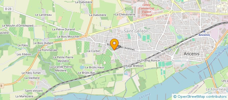 localisation de l'entreprise DE L'ESPOIR à VAIR-SUR-LOIRE