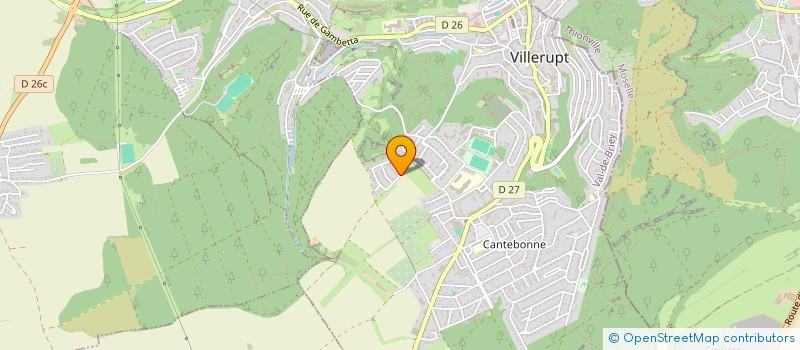 localisation de l'entreprise DE L'ESPOIR POUR ERINA & ERZA à VILLERUPT