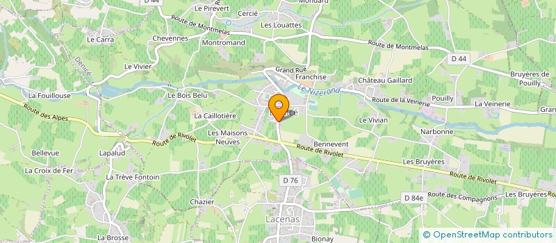 localisation de l'entreprise DE L'ESPRIT A LA MAIN à PORTE-DES-PIERRES-DOREES