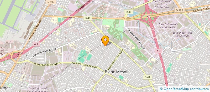 localisation de l'entreprise DE L'ESSENTIEL O'BONHEUR à LE BLANC-MESNIL