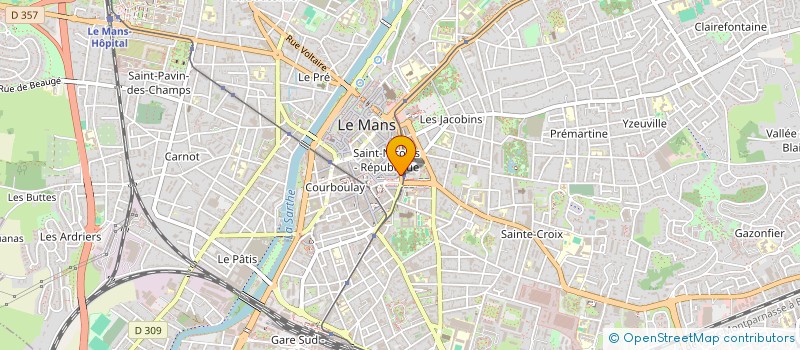 localisation de l'entreprise DE L'ESTUAIRE  LE MANS