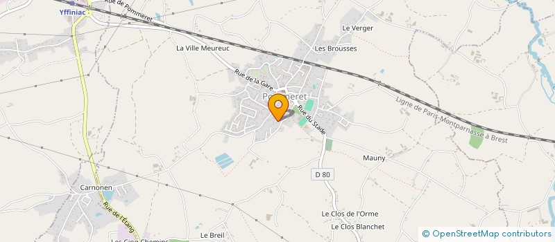 localisation de l'entreprise DE L'ETABLE AUX FROMAGES  POMMERET