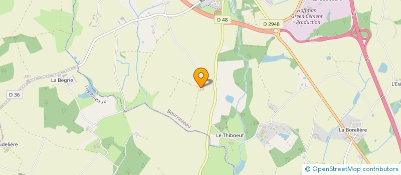 localisation de l'entreprise DE L'ETANG à BOURNEZEAU