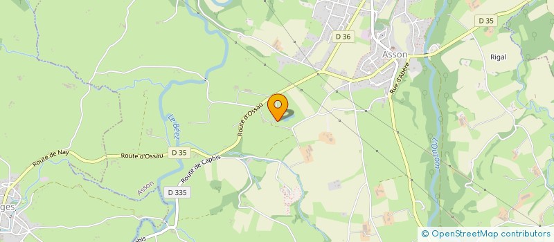 localisation de l'entreprise DE L ETANG à ASSON