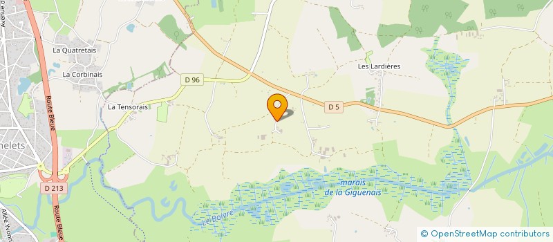 localisation de l'entreprise DE L'ETANG  SAINT-PERE-EN-RETZ