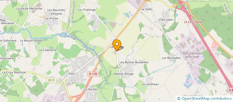 localisation de l'entreprise DE L'ETANG à SORINIERES (LES)