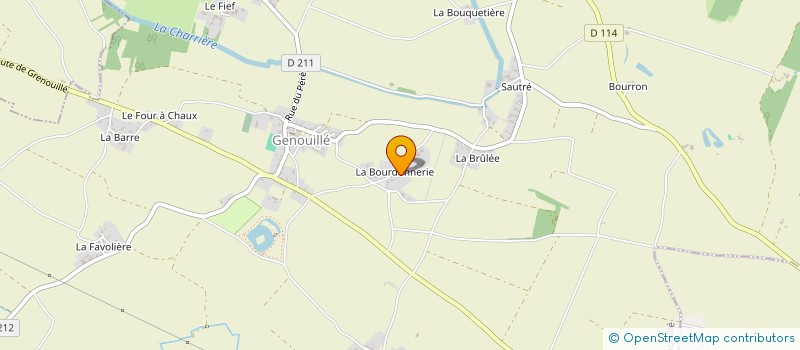 localisation de l'entreprise DE L ETANG  GENOUILLE