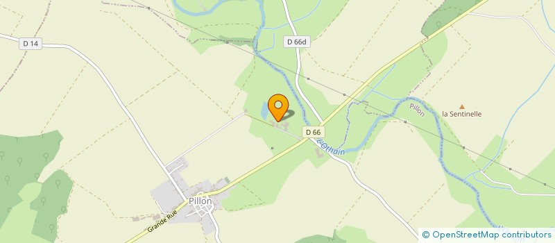 localisation de l'entreprise DE L'ETANG DE L'ABBAYE  PILLON