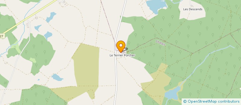 localisation de l'entreprise DE L'ETANG DES BRANDES à CHALAIS