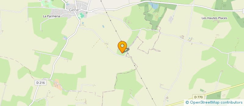 localisation de l'entreprise DE L'ETE  LE LION D'ANGERS