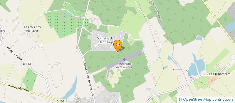 localisation de l'entreprise DE L'ETIAGE  LOIRE-AUTHION