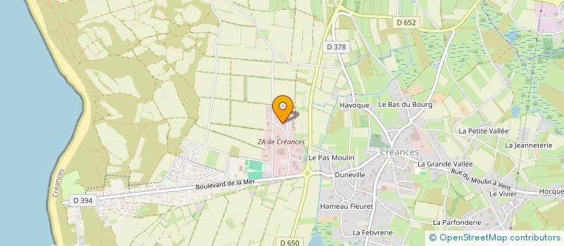 localisation de l'entreprise DE L'EUROPE  CREANCES