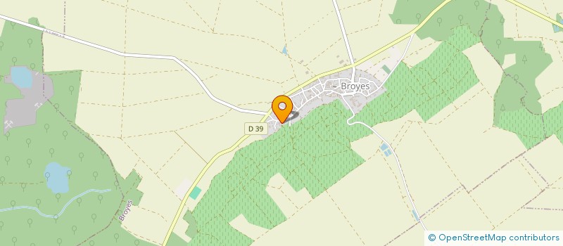 localisation de l'entreprise DE L'HEPAILLET  BROYES