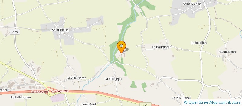 localisation de l'entreprise DE L'IC à PLELO