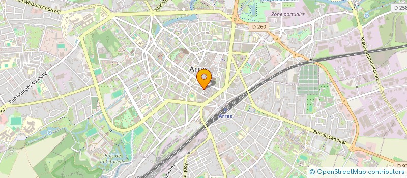 localisation de l'entreprise DE L IMMEUBLE 22 RUE DES PORTES COCHERES à ARRAS