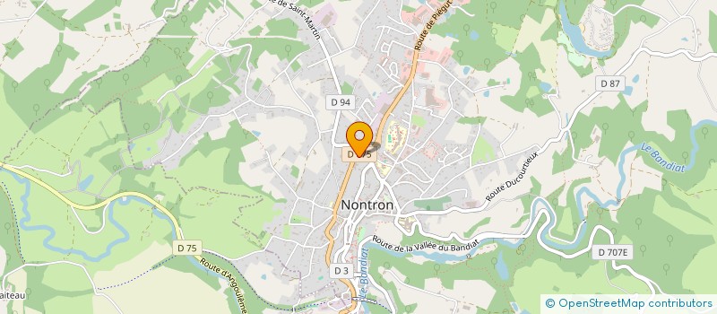 localisation de l'entreprise DE L'IMPASSE DU CAP GENEBRE  NONTRON