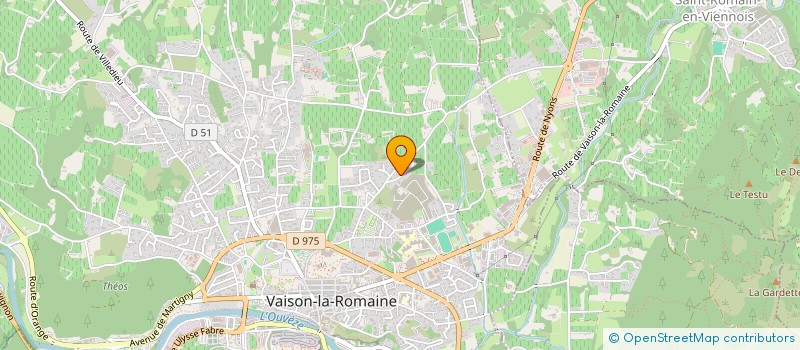 localisation de l'entreprise DE L'IOU  VAISON-LA-ROMAINE