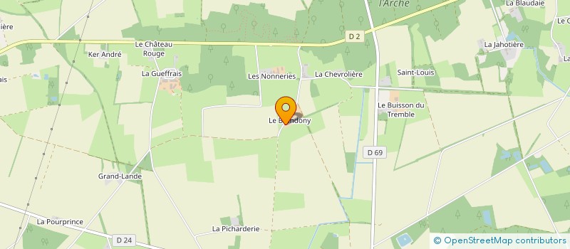 localisation de l'entreprise DE L'ISAC à ABBARETZ
