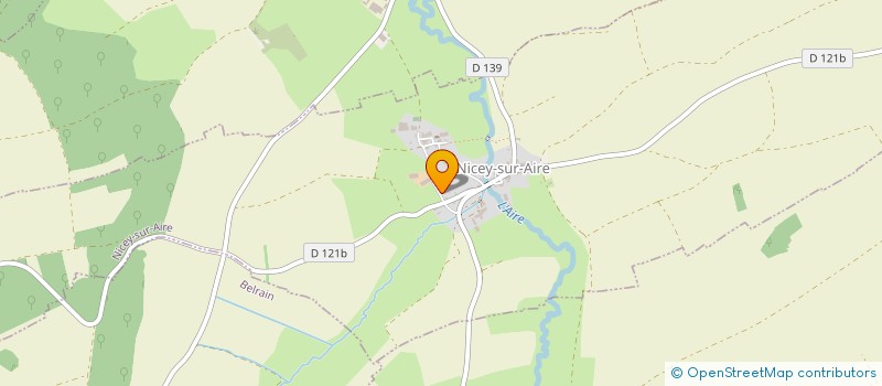 localisation de l'entreprise DE L ISERAIE à NICEY-SUR-AIRE