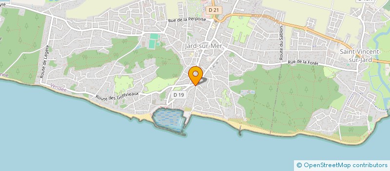 localisation de l'entreprise DE L'ISLATTE à JARD-SUR-MER