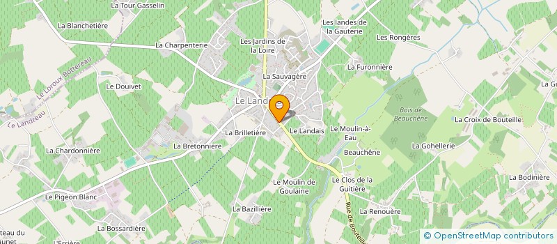 localisation de l'entreprise DE L'ISLE  LE LANDREAU