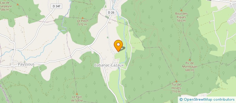 localisation de l'entreprise DE L'ISLE  CABANAC-CAZAUX