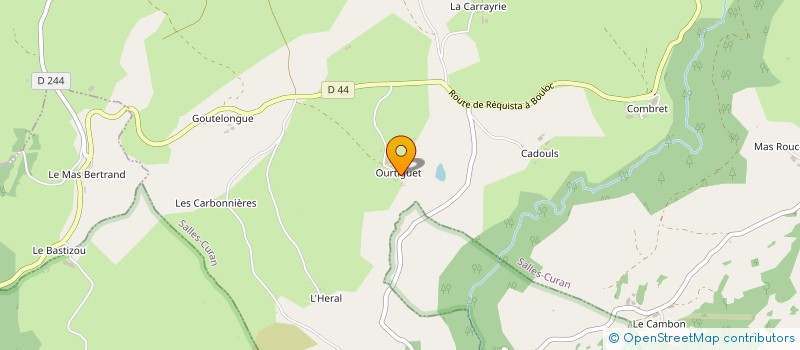 localisation de l'entreprise DE L'OCCITANIE à SALLES-CURAN