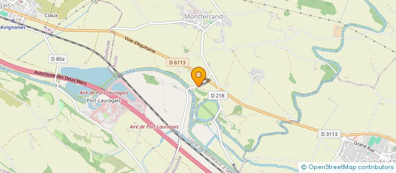 localisation de l'entreprise DE L'OCTHOGONE  MONTFERRAND