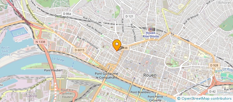 localisation de l'entreprise DE L'OISON  ROUEN