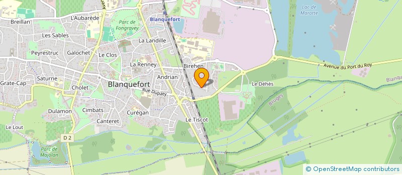 localisation de l'entreprise DE L'OLIVIER à BLANQUEFORT