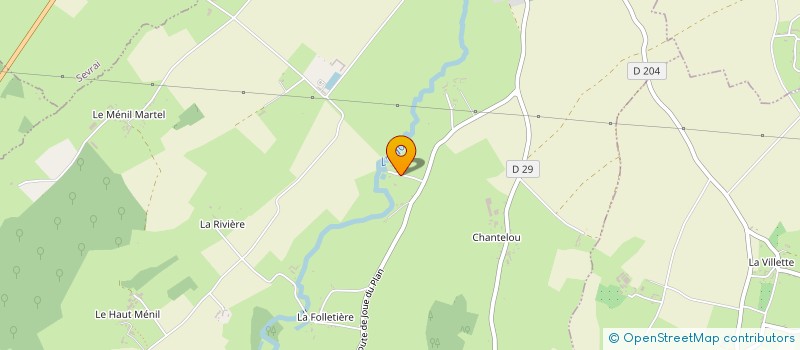 localisation de l'entreprise DE L'OLYMPE à ECOUCHE-LES-VALLEES
